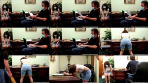  Young Kiki receives 5 swats - RealSpankings – Sent To The Principal For Cell Phone Usage