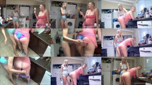 Riley Nixon is spanked by Madame Clare - SpankedCallGirls – Clare Spanks Riley Nixon in Kitchen - Spanking F/F